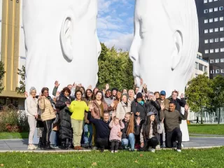 Groepsfoto van de deelnemers van stichting 058 Samen Sterk